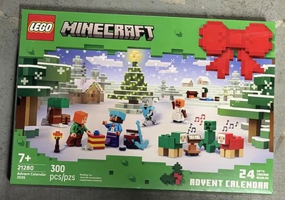 LEGO Minecraft Advent Calendar For 2025 (21280) Christmas SHIPS SAME DAY - Image 1 of 2