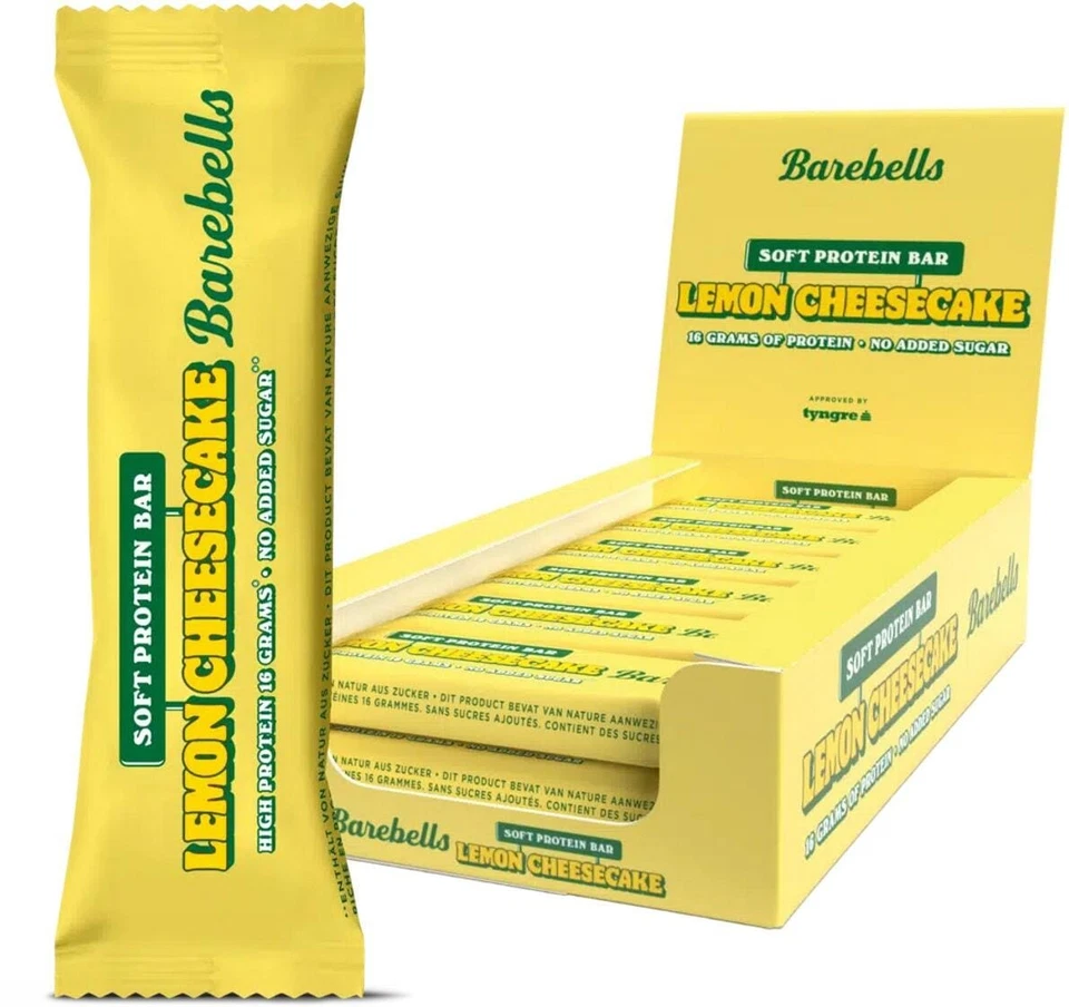 Barebells Soft Protein Bar, 12 x 55 g Riegel, Lemon Cheesecake - Bild 1 von 1