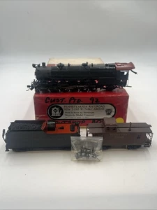 Ho Scale brass engine- Pennsylvania Railroad N2Sa 2-10-2 W/N-6B Caboose Nice - Picture 1 of 13