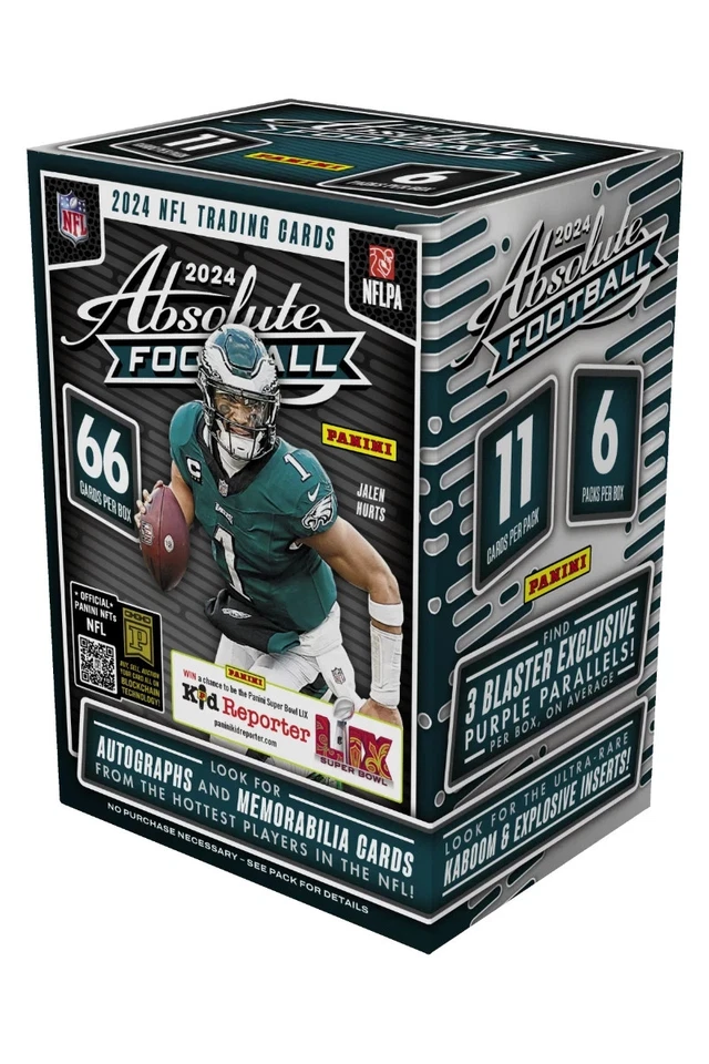 2024 Panini Absolute Hobby Exclusive Blaster NFL  Box - Rip + Ship - Image 1 of 1