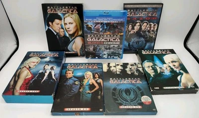 Battlestar Galactica Seasons 1, 2, 2.5, 3, 4, Razor + Blood & Chrome Lot VGC - Image 1 of 4
