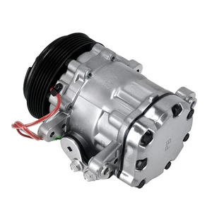 Kit completo de compresor de CA para Sanden SD7 HC5005BK negro 6 ranuras con embrague - Imagen 1 de 20