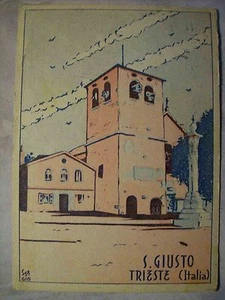 CARTOLINA 1952 SAN GIUSTO TRIESTE ITALIA VIAGGIATA ( G3) - Imagen 1 de 1