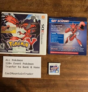 Pokemon Y - Loaded With All 721 Pokemon & 120+ Legit Event Scizor Variant - Bild 1 von 3