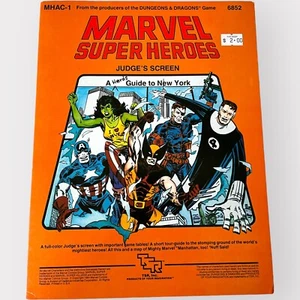 Marvel Super Heroes PANTALLA DEL JUEZ Guía del héroe de Nueva York MHAC-1 TSR 6852 - Imagen 1 de 15