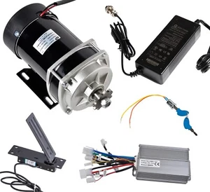 Motorreductor 650W 36V ZXF + controlador + bloqueo de llave + cargador + acelerador de pie - Imagen 1 de 22