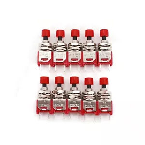 10 pz SH TS-21 interruttore a pulsante subminiatura momentaneo a 2 pin normalmente aperto - Foto 1 di 7