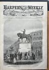 Statua Washington Union Square NY, Th. Nast Prometeusz Bound March 2, 1867