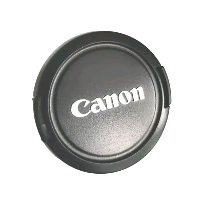Genuine Canon 58mm Pinch Front Lens Cap E-58 For 58mm Lens Front - Image 1 of 3