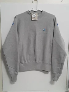 Champion Reverse Weave Crew Sweatshirt Blue/Gray Heavy Sz XSmall New!! - Picture 1 of 7