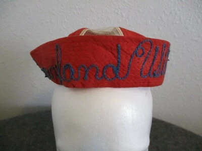 CHAPÉU OPRYLAND EUA VINTAGE DÉCADA DE 1970 PARQUE DE DIVERSÕES NASHVILLE TN BORDADO PONTO CORRENTE - Imagem 1 de 4
