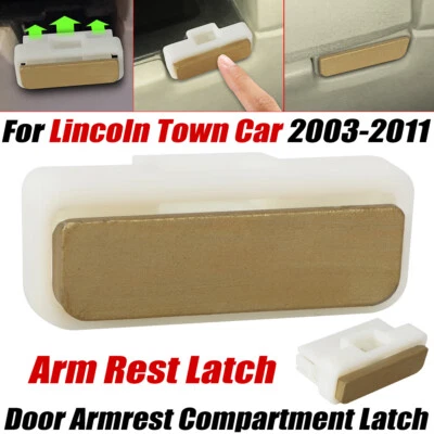 For Lincoln Town Car 2003-2011 Arm Rest Latch - Door Compartment Release Button - Image 1 of 4