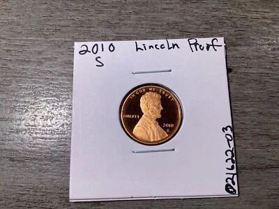 2010 S Lincoln Proof Penny Small Cent from Proof Set 021622 03d - Image 1 of 4