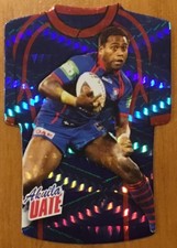 2010 NRL SELECT CHAMPIONS KNIGHTS AKUILA UATE JERSEY DIE CUT JDC99 CARD