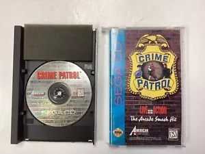 Crime Patrol - Sega CD lange Box komplett GETESTET CIB mit Reg-Karte - Bild 1 von 6