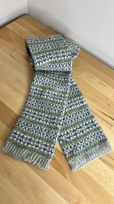 American Eagle Bufanda Calentador de Cuello Multicolor Mezcla de Lana Fair Isle Cabin Gorpcore Foto 1 de 4