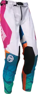 MOOSE OFFROAD - 2901-12071 Sahara Pants Teal/Orange/Pink US 30 Slim - Picture 1 of 1