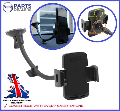 CAR WINDSHIELD SUCTION CUP MOBILE CELL PHONE CAR HOLDER WITH LONG MOUNT ARM - Image 1 of 4