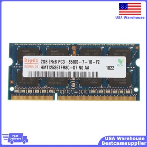 2GB RAM Replace For Hynix DDR3 PC3-8500S 1066MHZ Laptop Memory Replacement - Picture 1 of 6