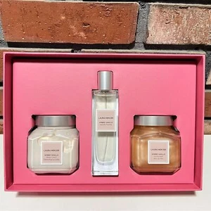 Laura Mercier AMBRE VANILLE Honey Bath, Body Cream, Eau De Toilette New Gift Set - Picture 1 of 10