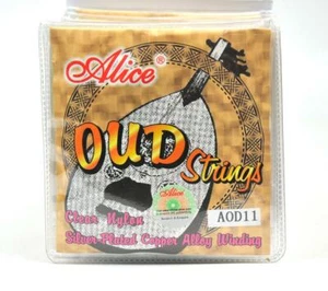 5Sets Alice UD OUD Strings Clear Nylon Silver-Plated Copper Alloy 11 Strings - Picture 1 of 4