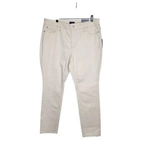 NYDJ NWT Beige High-Rise Stretch Legging Jeans Women’s Size 16P Cotton Blend - Picture 1 of 8