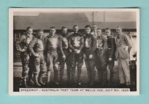 SPEEDWAY - EQUIPO DE PRUEBAS AUSTRALIANO AT BELLE VUE - PATTREIOUEX - 1935 - Imagen 1 de 2