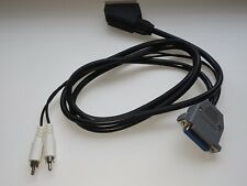 AMIGA to OSSC Scart cable WITH AUDIO ,High Quality, A500, A600, A1200, A2000 , 