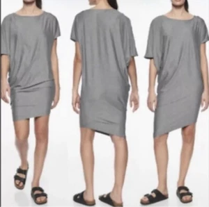 Athleta Sunlover Hilo UPF 50+ Dress Sz Med Tall Black #212395 New w/Tags - Picture 1 of 5