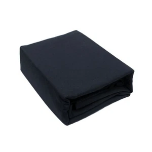 Midnight Blue High Thread Count Cotton Quilt Cover Set Single - Picture 1 of 2