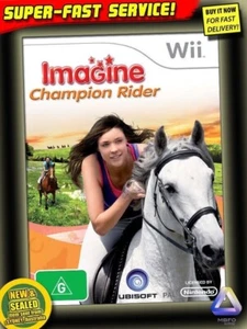 Imagine Champion Rider Nintendo Wii + U NEW +FREE $29 PC GAME! Horse game Horsez - Picture 1 of 7
