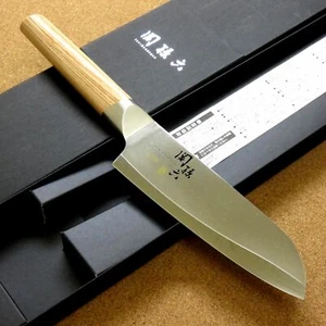 Japanese KAI SEKI MAGOROKU Kitchen Santoku Knife 145mm 6 in 3 Layers SEKI JAPAN - Picture 1 of 9