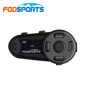 Intercomunicador moto V6S 2 conductores Bluetooth 5.4 casco auriculares CVC - Imagen 1 de 11