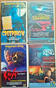 4-tlg. Konvolut "Beste Horror-Filme - Stephen King" VHS + 1 Gratiskassette - Bild 1 von 4