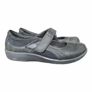 Cloudsteppers Mary Janes By Clarks donna taglia 7 comodo nero Sillian Bella - Foto 1 di 7