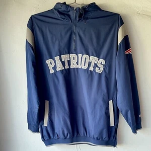 NFL New England Patriots Football Victory 1/4 Zip Jacket Mens 3XLT NFL Shop - Picture 1 of 8