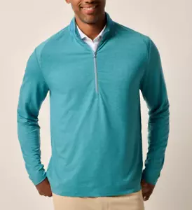 NEW JOHNNIE-O GREEN GRASS BREWER PERFORMANCE 1/4 PULLOVER SHIRT JMKO4110 SZ XL - Picture 1 of 10