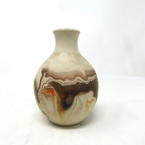 Vintage Nemadji Pottery vase Tourist/Southwest Brown/Orange #2 - Picture 1 of 4