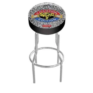 Arcade1UP Street Fighter Champion Edition Branded Stool Adjustable 21.5" - 29.5" - Picture 1 of 10