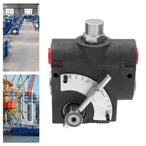 Válvula reguladora de flujo ajustable hidráulicamente válvula de paso válvula de control 30GPM - Imagen 1 de 13