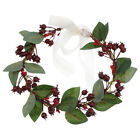 Christmas Head Wreath with Artificial Pine and Berries