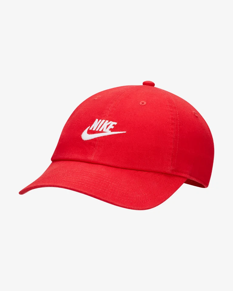 Nike NSW Heritage 86 Futura Washed Caps Hat Blue White Sports Cap 913011 443