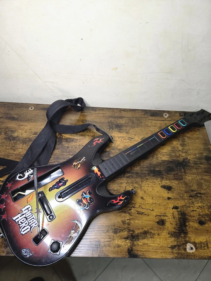 CHITARRA GUITAR HERO NINTENDO Wii controller Originale Wireless  - Immagine 1 di 4