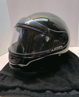  Arctic Cat Full Face Snowmobile Helmet with Bag  Size Medium In Good Shape! - Image 1 of 4