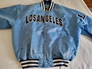 Vintage LOS ANGELES Satin Stepp Bomber Jacke XL Korea - Bild 1 von 9
