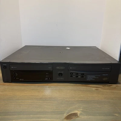 Go Video GV4010 Doble Cubierta VHS VCR Reproductor de 4 Cabezales Grabador Probado Sin Control Remoto Foto 1 de 4