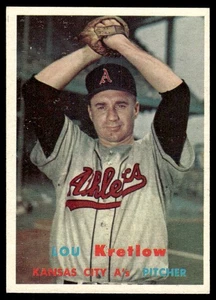 1957 Topps Lou Kretlow Kansas City Athletics #139 - Picture 1 of 2