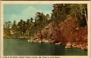 1948 Vintage Lake of the Woods, Kenora Ontario Kanada Postkarte 925 - Bild 1 von 2