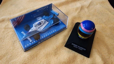 1:43 Minichamps 1995 Jacques Villeneuve Indy 500 ganador #27 jugadores + casco Foto 1 de 4