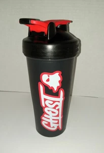 GHOST Blender Bottle 28 oz Shaker Cup Black Red Infrared - Picture 1 of 4